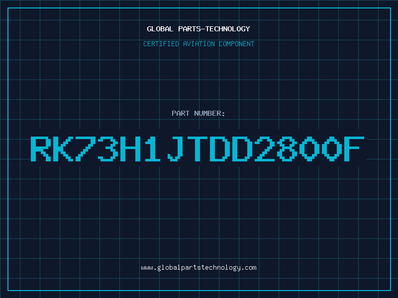 Aviation Part RK73H1JTDD2800F