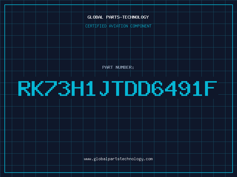 Aviation Part RK73H1JTDD6491F