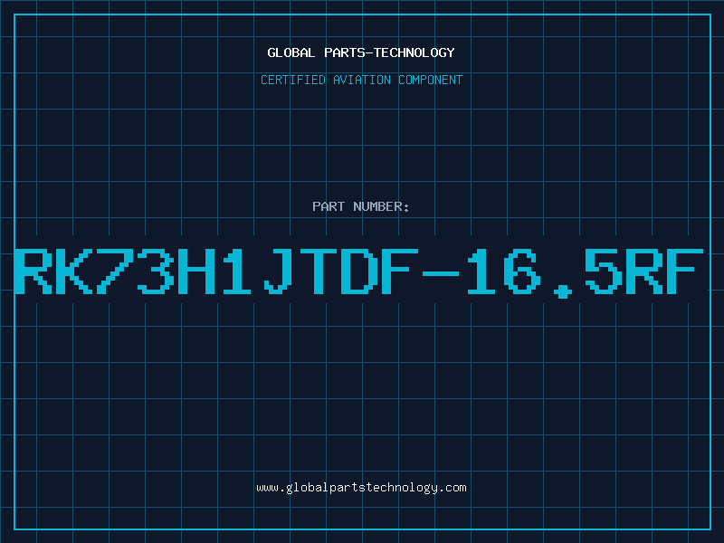 Aviation Part RK73H1JTDF-16.5RF