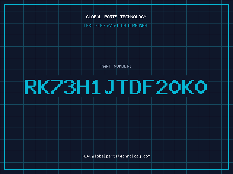 Aviation Part RK73H1JTDF20K0