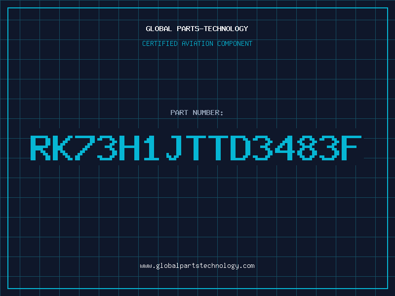 Aviation Part RK73H1JTTD3483F
