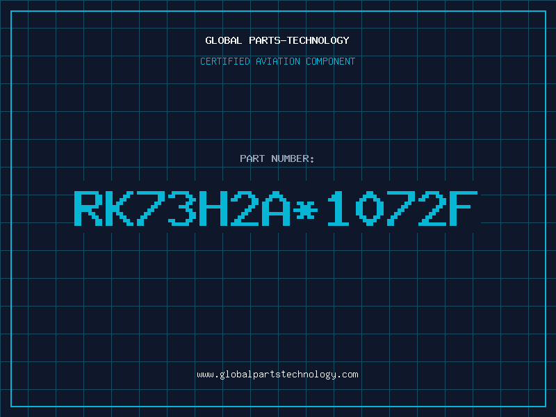 Aviation Part RK73H2A*1072F