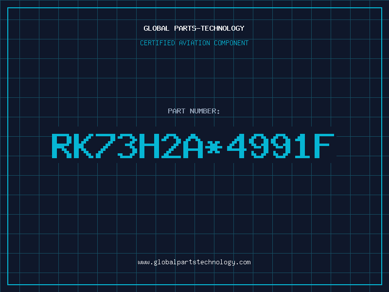Aviation Part RK73H2A*4991F