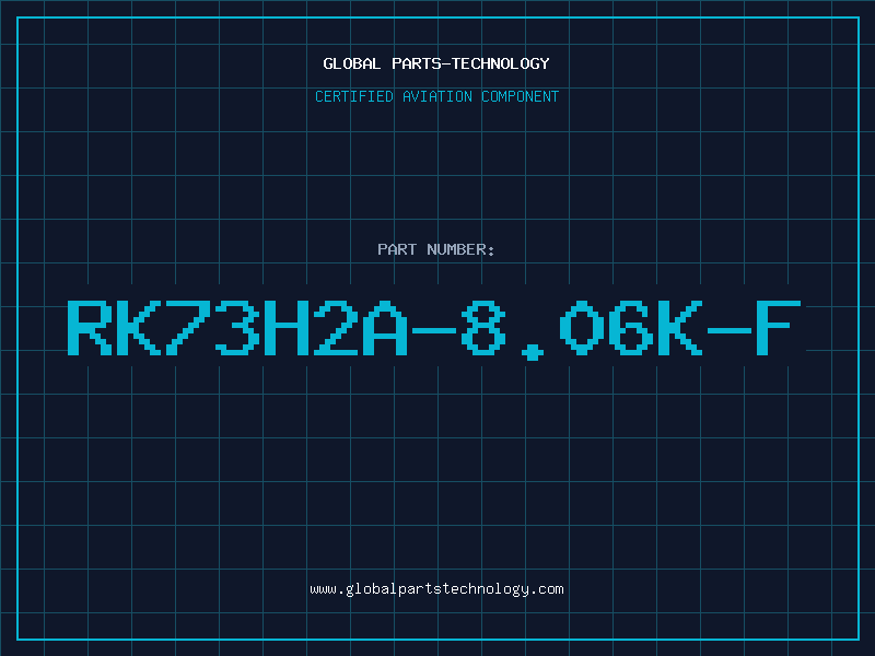Aviation Part RK73H2A-8.06K-F