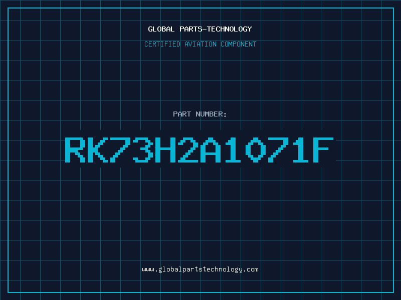 Aviation Part RK73H2A1071F