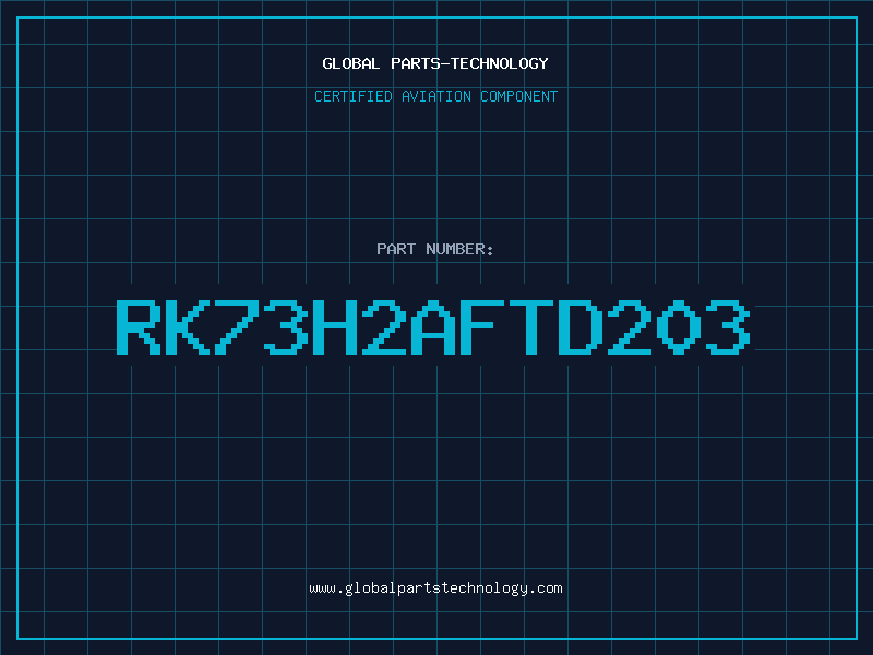 Aviation Part RK73H2AFTD203
