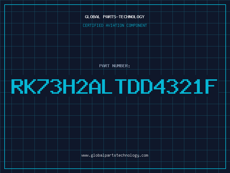 Aviation Part RK73H2ALTDD4321F