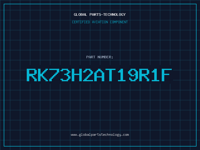 Aviation Part RK73H2AT19R1F