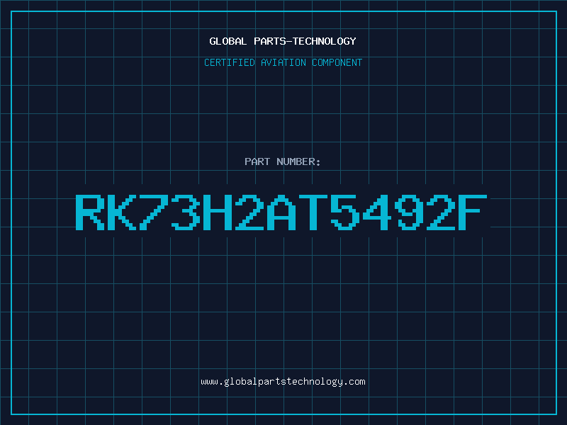 Aviation Part RK73H2AT5492F
