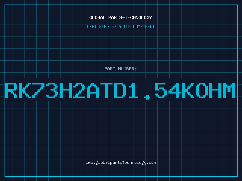 Aviation Part RK73H2ATD1.54KOHM