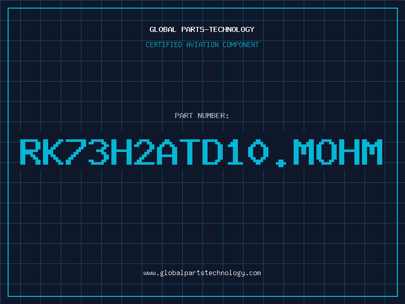 Aviation Part RK73H2ATD10.MOHM