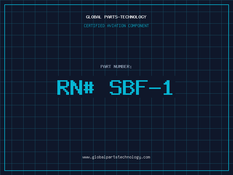 Aviation Part RN# SBF-1