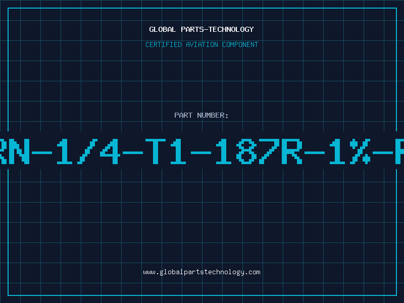 Aviation Part RN-1/4-T1-187R-1%-R