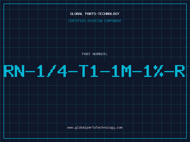 Aviation Part RN-1/4-T1-1M-1%-R