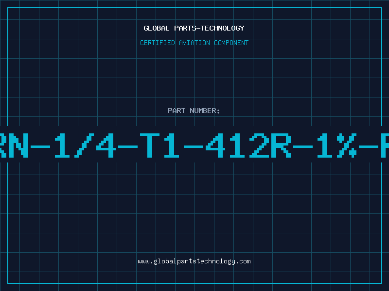 Aviation Part RN-1/4-T1-412R-1%-R