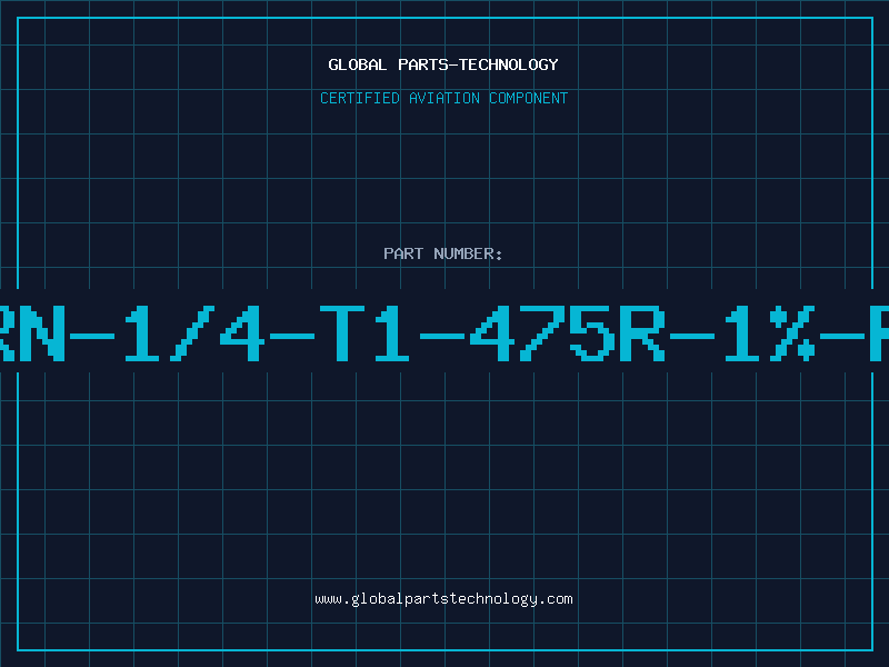 Aviation Part RN-1/4-T1-475R-1%-R
