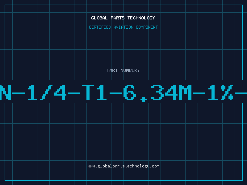 Aviation Part RN-1/4-T1-6.34M-1%-R
