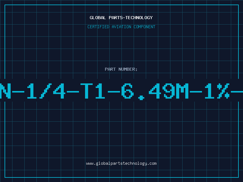 Aviation Part RN-1/4-T1-6.49M-1%-R
