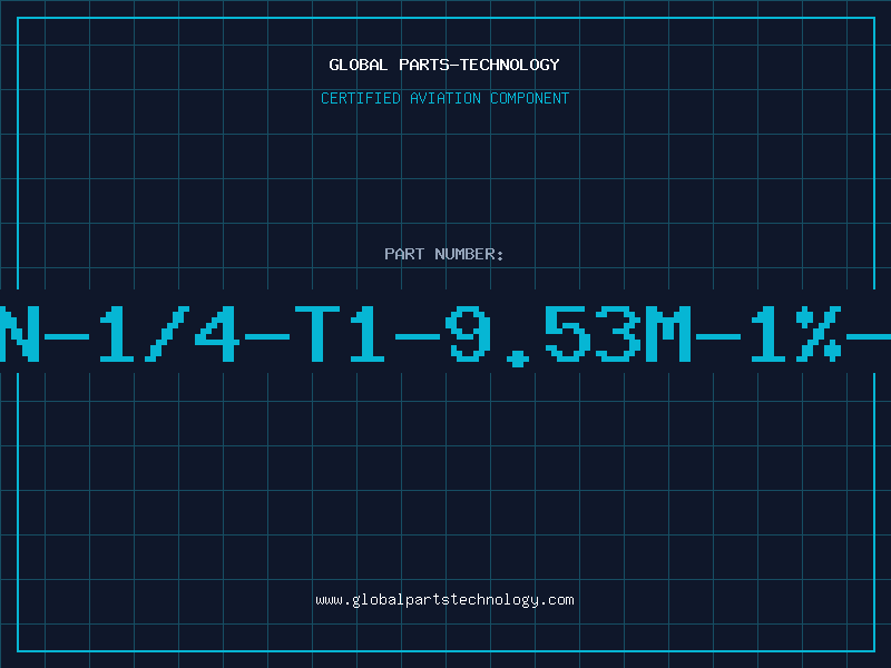 Aviation Part RN-1/4-T1-9.53M-1%-R