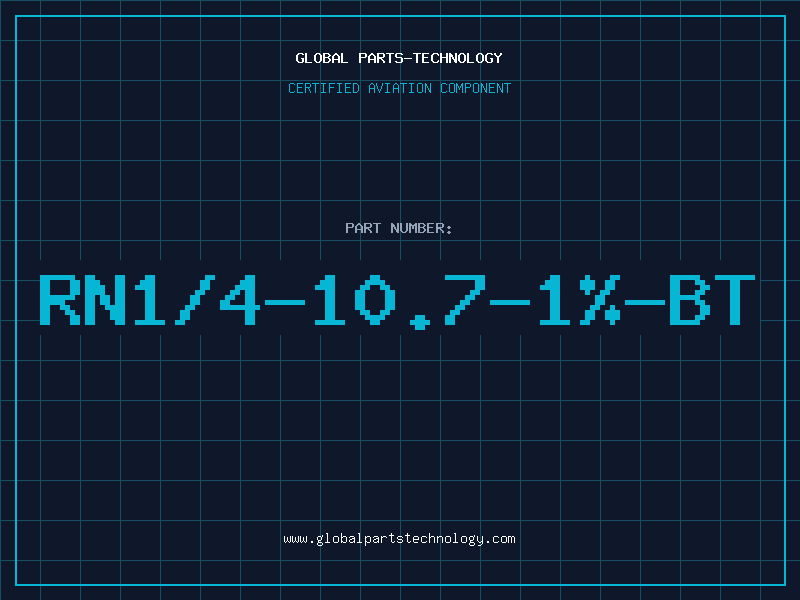 Aviation Part RN1/4-10.7-1%-BT