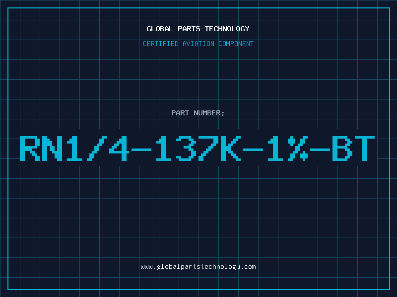 Aviation Part RN1/4-137K-1%-BT