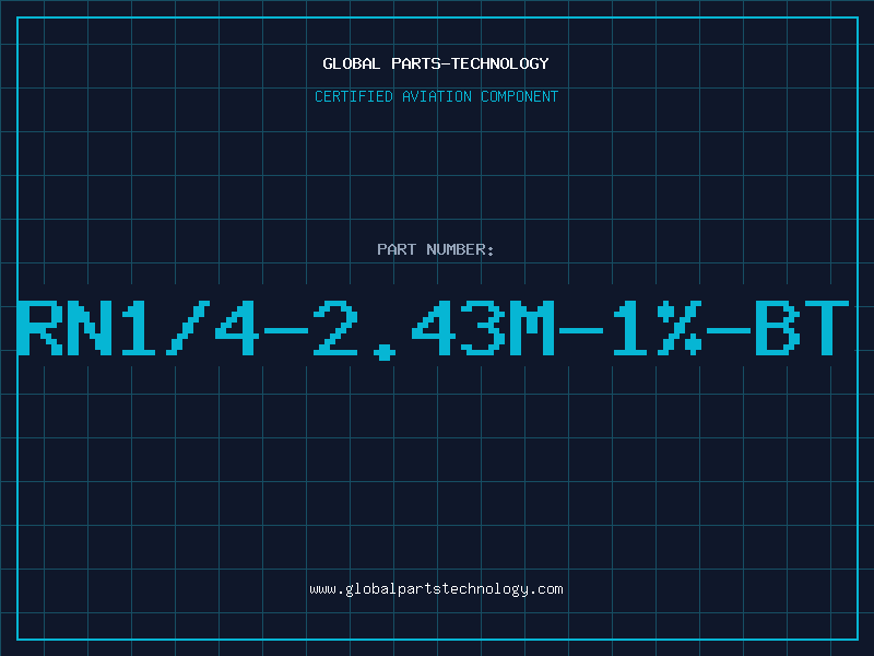 Aviation Part RN1/4-2.43M-1%-BT