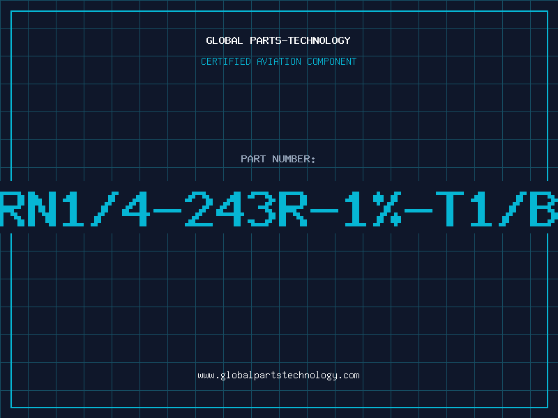 Aviation Part RN1/4-243R-1%-T1/B