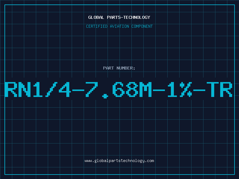 Aviation Part RN1/4-7.68M-1%-TR