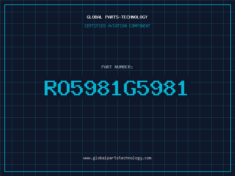 Aviation Part RO5981G5981