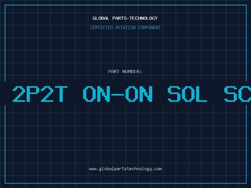 Aviation Part ROCK SW 2P2T ON-ON SOL SCRW22X13