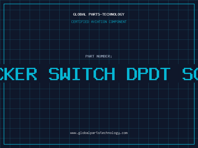 Aviation Part ROCKER SWITCH DPDT SCMT