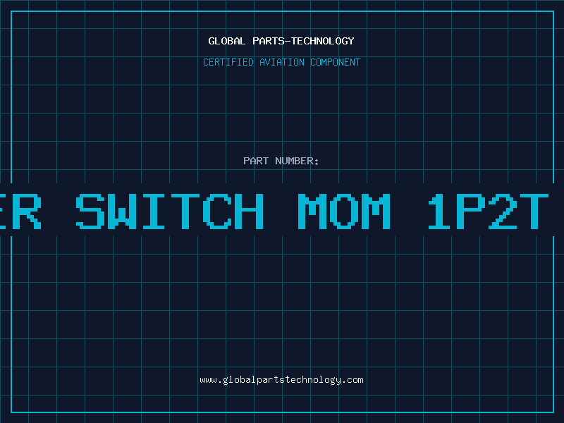 Aviation Part ROCKER SWITCH MOM 1P2T PCRA