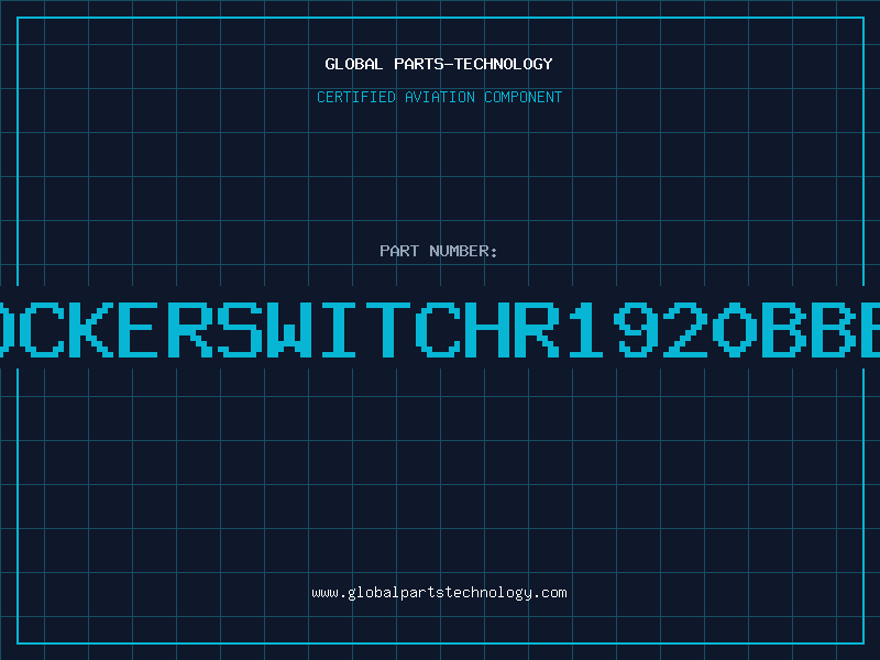 Aviation Part ROCKERSWITCHR1920BBBR