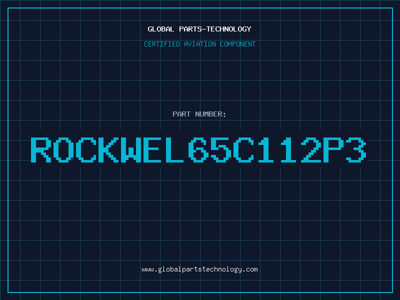 Aviation Part ROCKWEL65C112P3