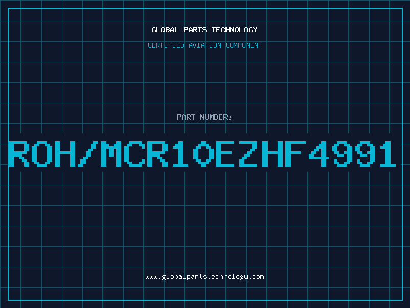Aviation Part ROH/MCR10EZHF4991