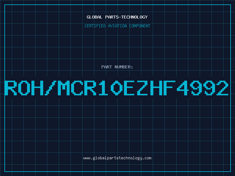 Aviation Part ROH/MCR10EZHF4992