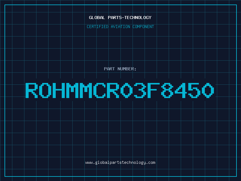 Aviation Part ROHMMCR03F8450