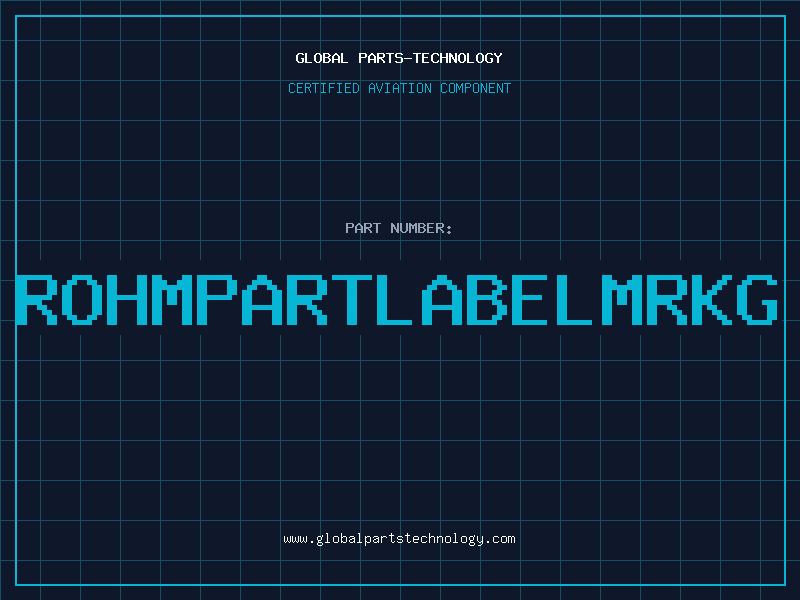 Aviation Part ROHMPARTLABELMRKG