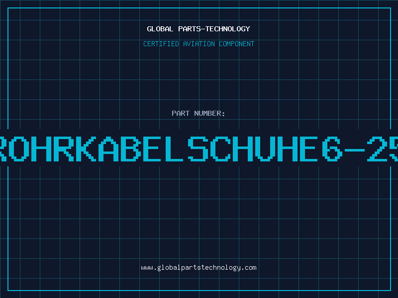 Aviation Part ROHRKABELSCHUHE6-25
