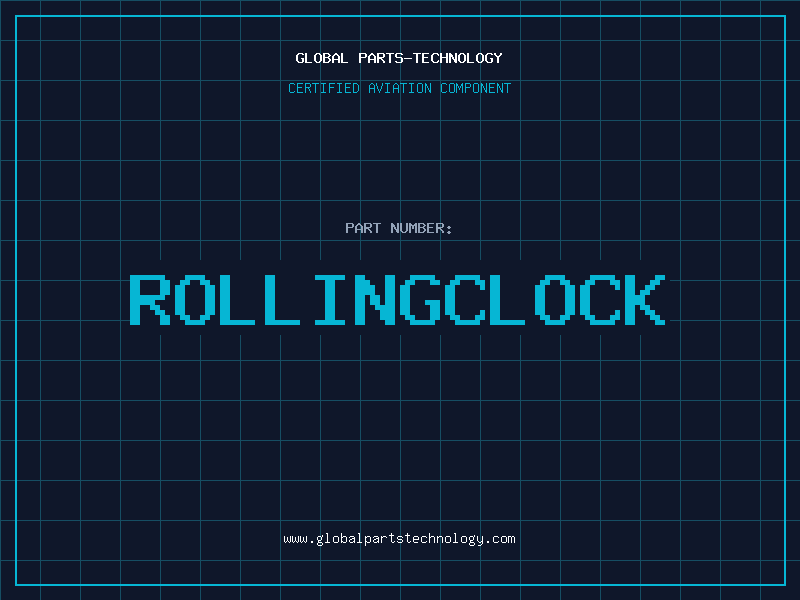 Aviation Part ROLLINGCLOCK