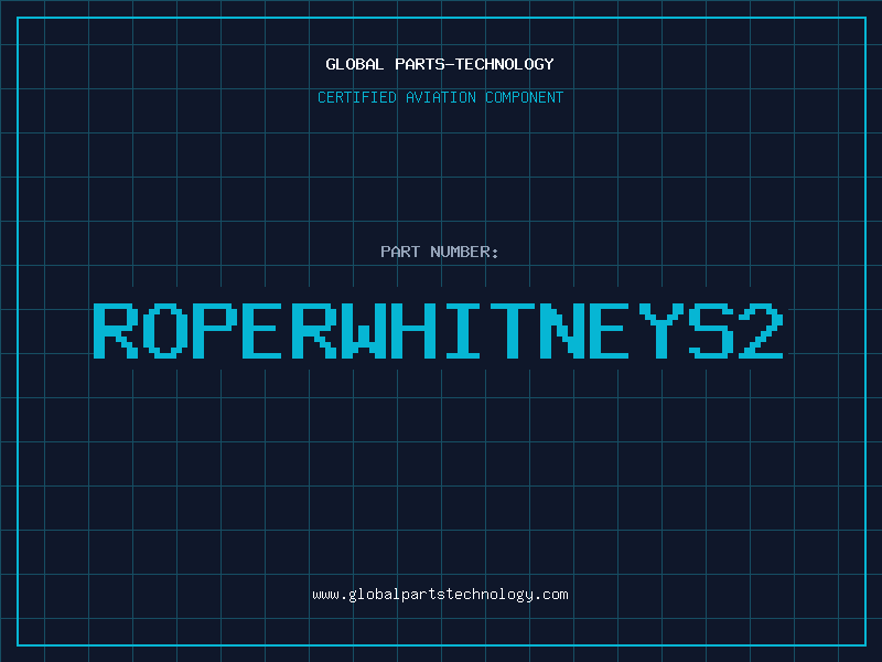 Aviation Part ROPERWHITNEYS2