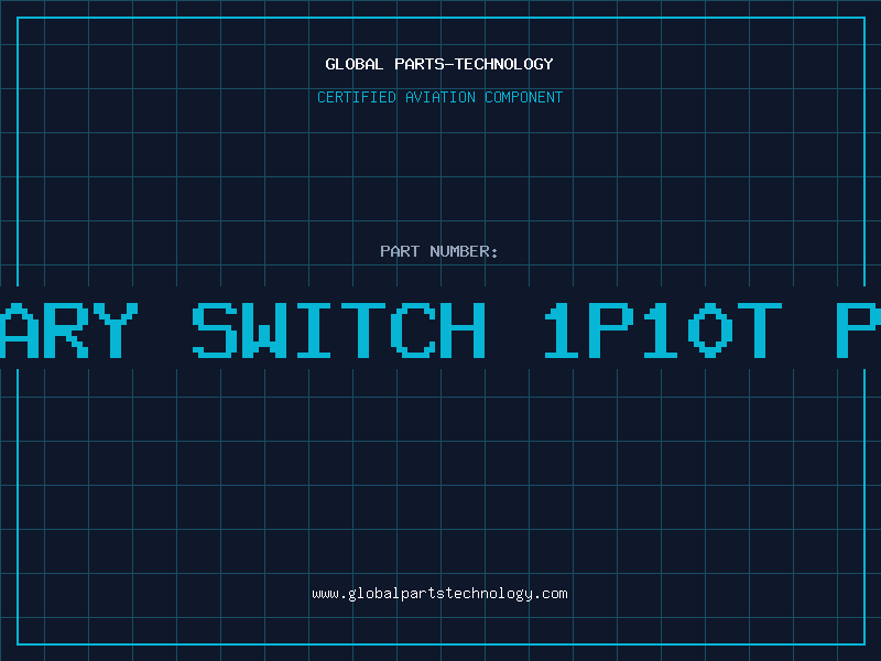 Aviation Part ROTARY SWITCH 1P10T PCMT