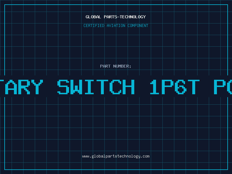 Aviation Part ROTARY SWITCH 1P6T PCMT