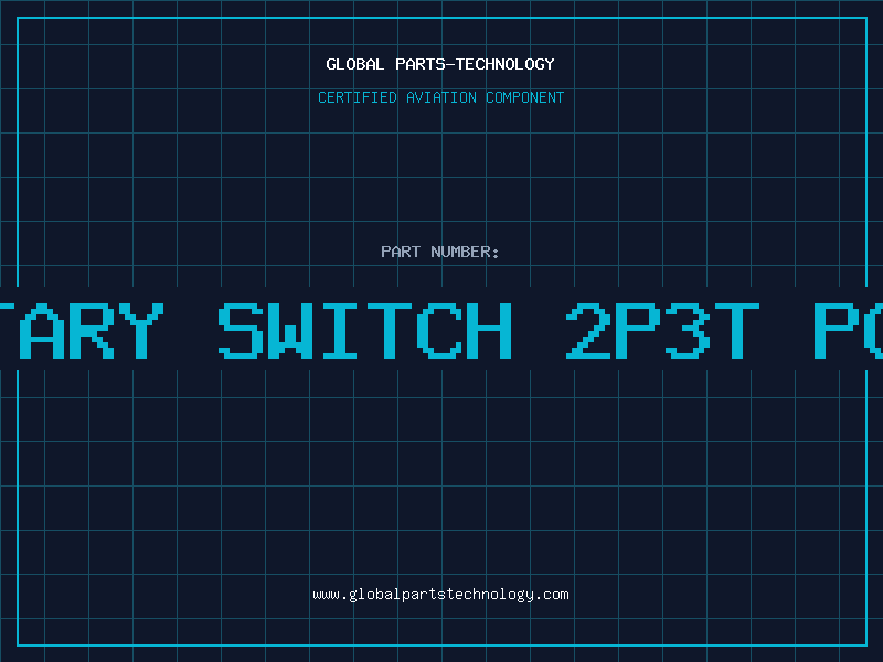 Aviation Part ROTARY SWITCH 2P3T PCST