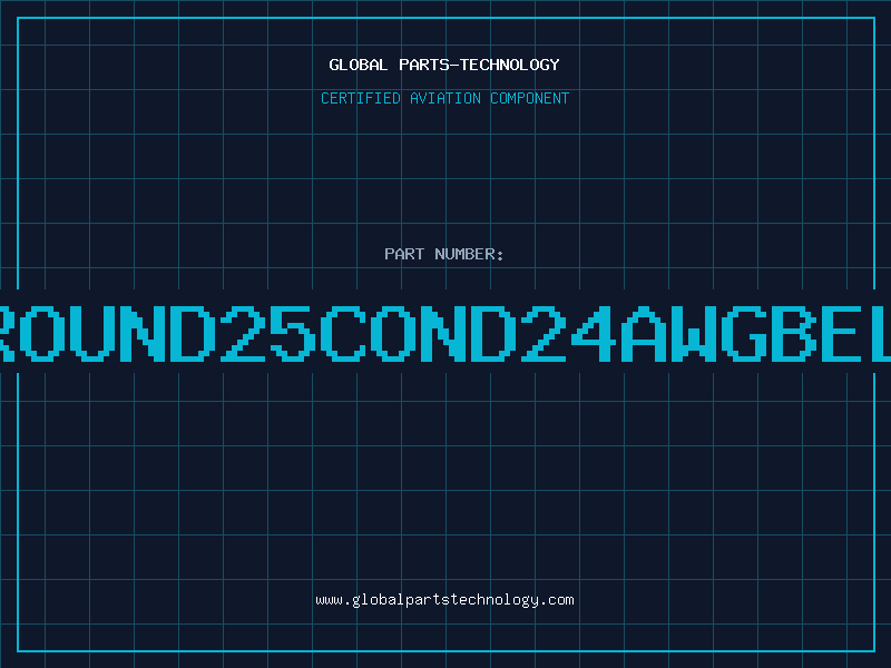 Aviation Part ROUND25COND24AWGBEL