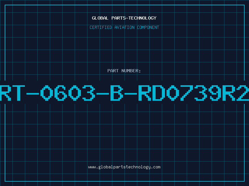 Aviation Part RT-0603-B-RD0739R2