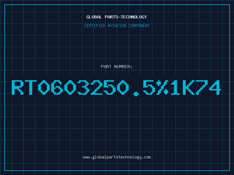 Aviation Part RT0603250.5%1K74