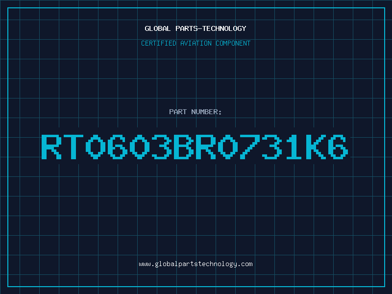Aviation Part RT0603BR0731K6