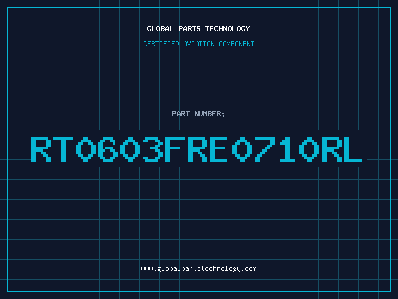 Aviation Part RT0603FRE0710RL
