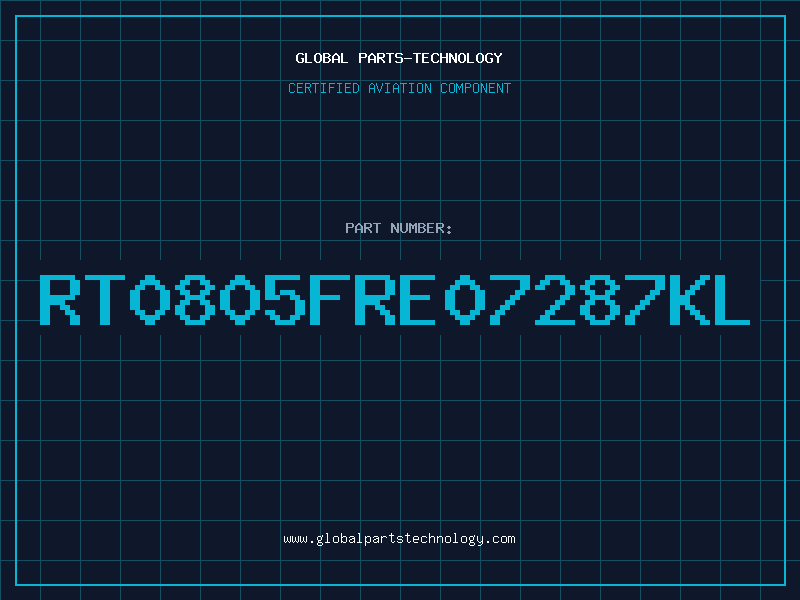 Aviation Part RT0805FRE07287KL